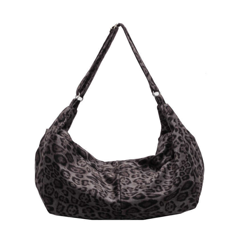 CMM Bag for Women Commuting Lazy Leopard Print Tote Bag Autumn and Winter New Large Capacity Fashion Crossbody Bag