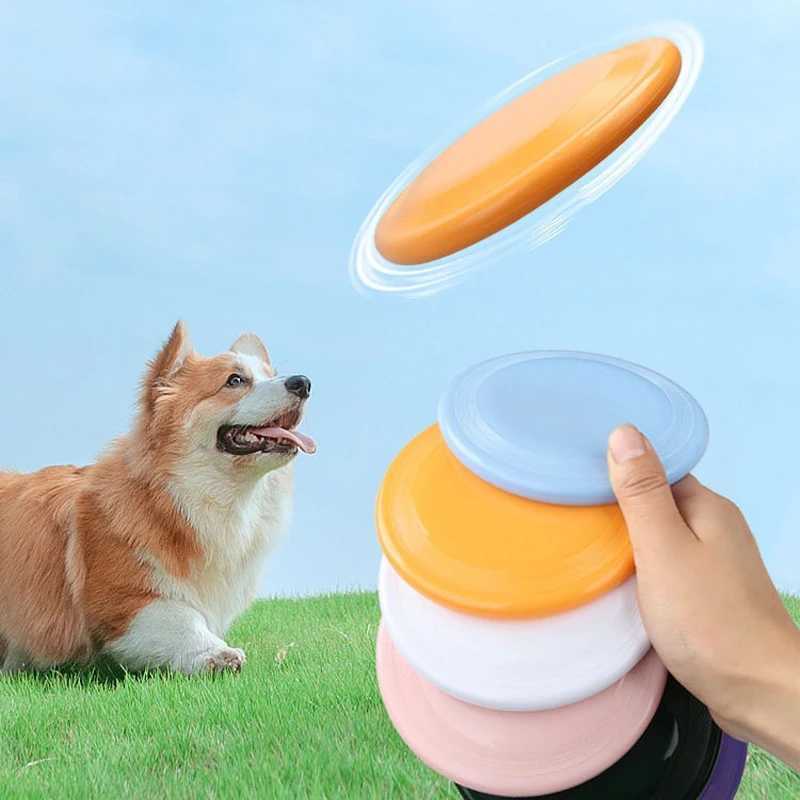 Dog Toys & Chews Pet Flying Disk Toy Silicone Float Bite Disc For Puppy Discs Trainning Interactive Supplies