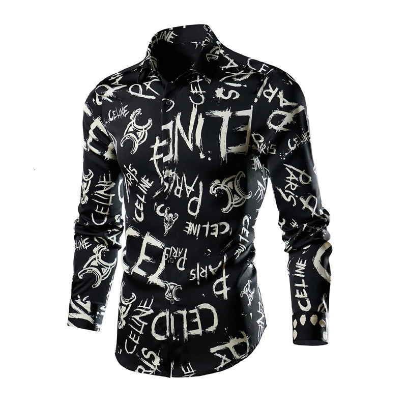 Autumn/Winter Mens Multi Color Large Trendy Shirt Fashionable Slimming and Stylish Camisa M-6XL 241007