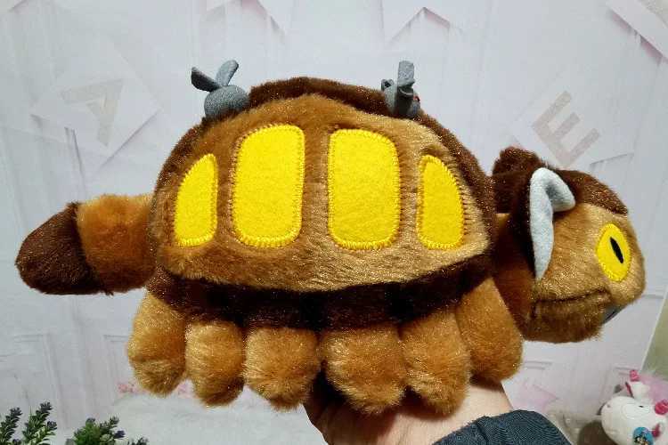 Miyazaki Hayao Animation Bus Totoro Doll Soft Plush Animal Toys Stuffed Totoro Bus kids Xmas birthday giftXJ241019