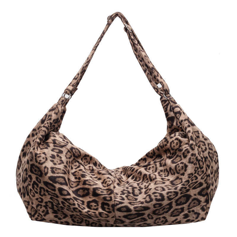 CMM Bag for Women Commuting Lazy Leopard Print Tote Bag Autumn and Winter New Large Capacity Fashion Crossbody Bag