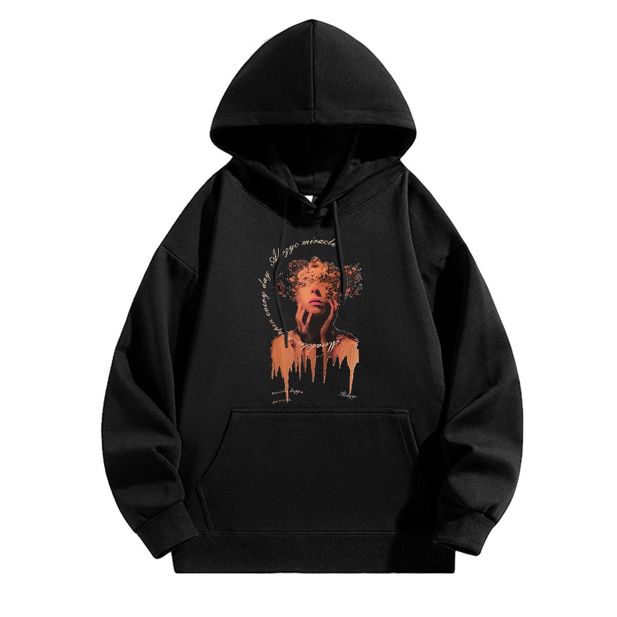 New Man Hoodie Hooded Collar Breathable High Quality Hoodie Pullover Custom Print Plus Size Hoody Hip Hop Tech Fleece