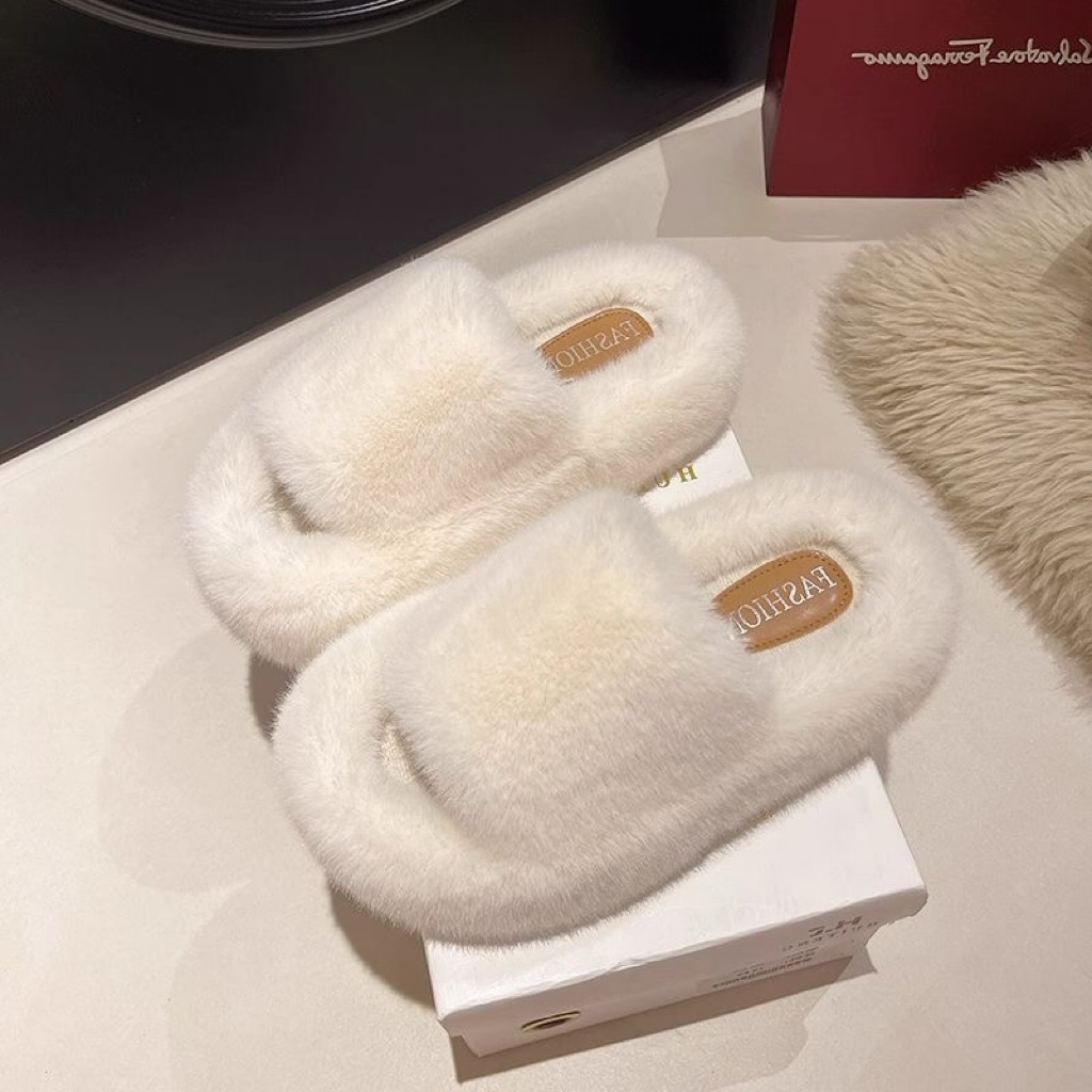2024 new women's autumn and winter comfortable one-piece cotton slipper free shipping