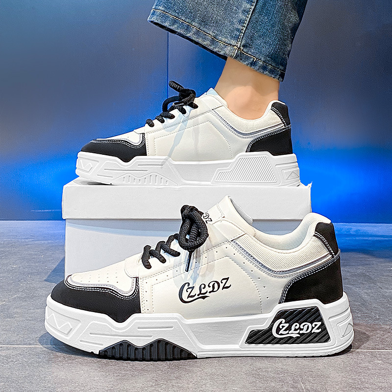 Free shipping designer men's casual thick soled shoes breathable men's sports shoes athletic shoes ice skating shoes