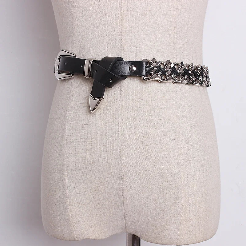 Womens Hip Hop Metal Belt Fashion Dress Jeans Decorative Belt Womens Fashion Belt Gold Belt Chain Clothing Accessories 241019