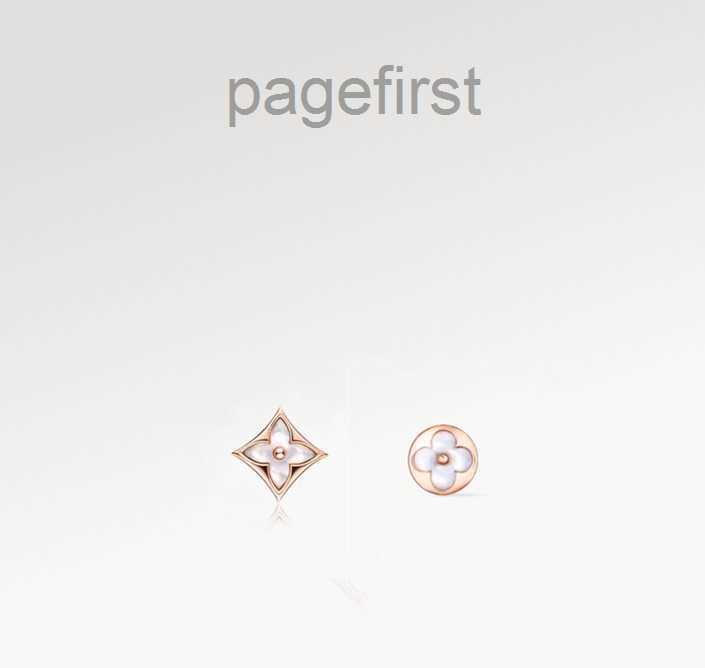 Designer With BOX 316L Stainless Steel luxury stud Earring rose Gold flower pearl fashion studs Earrings Women Wedding Party love Jewelry never fade