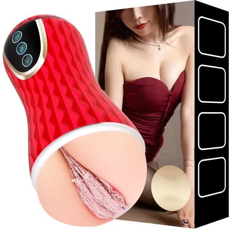 Other Health Beauty Items Mens Masturbation Prostate Massage Toy Mens 5D Soft Silicone Simulation Real Vagina Masturbation Cup Adult Sexy Toy Q241019