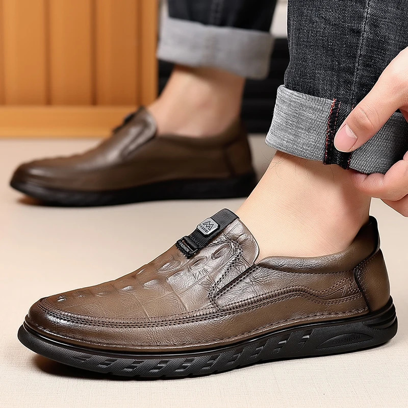 Four Seasons Mens Loose Fashion Minimalism and Versatile Style Outdoor Leisure Business Party Daily Office Shoes 241019