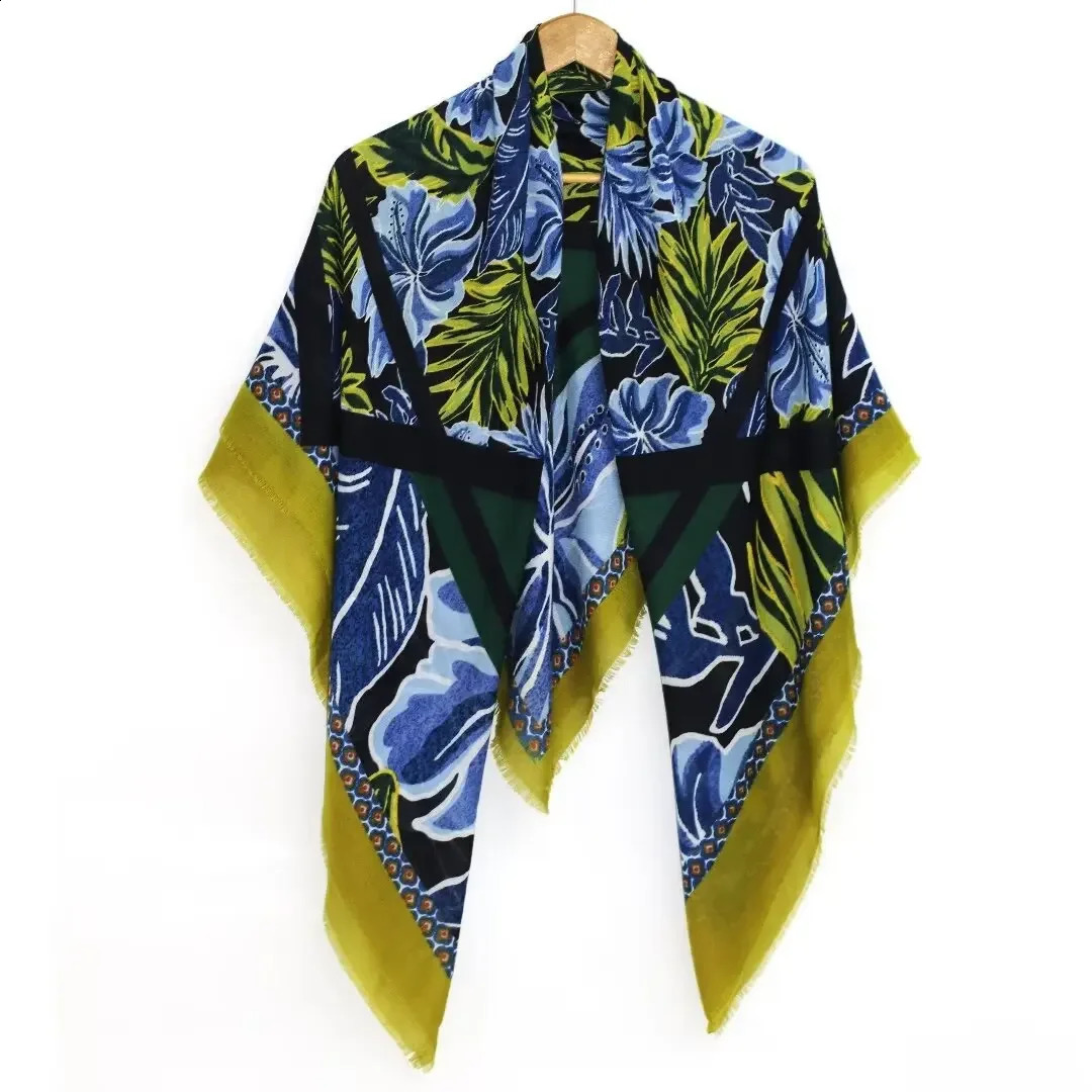 Classic Fashion Cotton Linen Large Square Scarf For Women Men Warm Printed Versatile Shawl Scarf Arrival Spring Autumn 241019