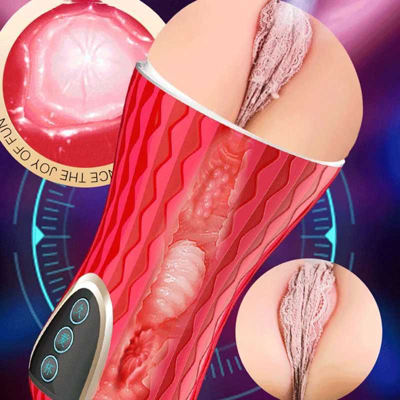 Other Health Beauty Items Mens Masturbation Prostate Massage Toy Mens 5D Soft Silicone Simulation Real Vagina Masturbation Cup Adult Sexy Toy Q241019