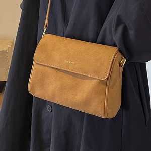 CMM Popular Bags for Women New Trendy High End Suede Small Square Bag Autumn and Winter Single Shoulder Crossbody Bag
