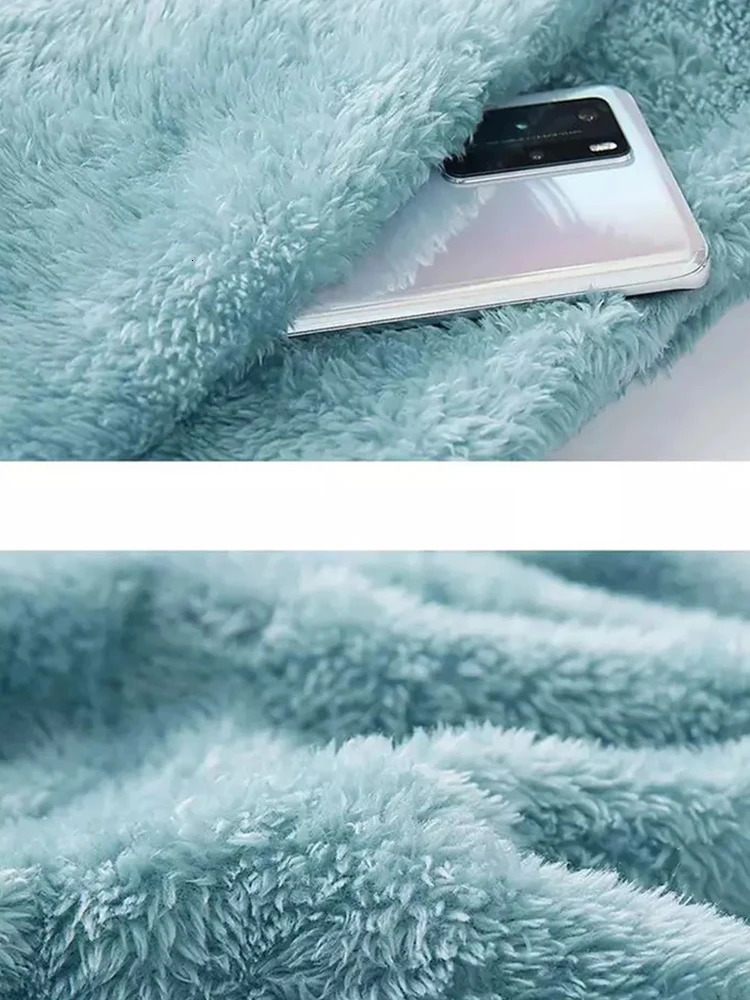 Womens and mens Sherpa wool fluffy jackets with long sleeves and full zippers soft and warm sportswear outdoor loose open top plush dresses 241007