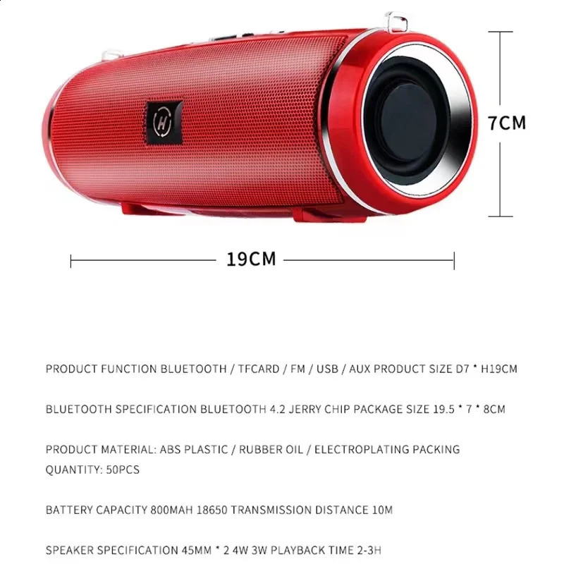 200W portable Bluetooth ser IPX7 waterproof outdoor HIFI column ser subwoofer stereo ser FM radio TF suspension box 241019