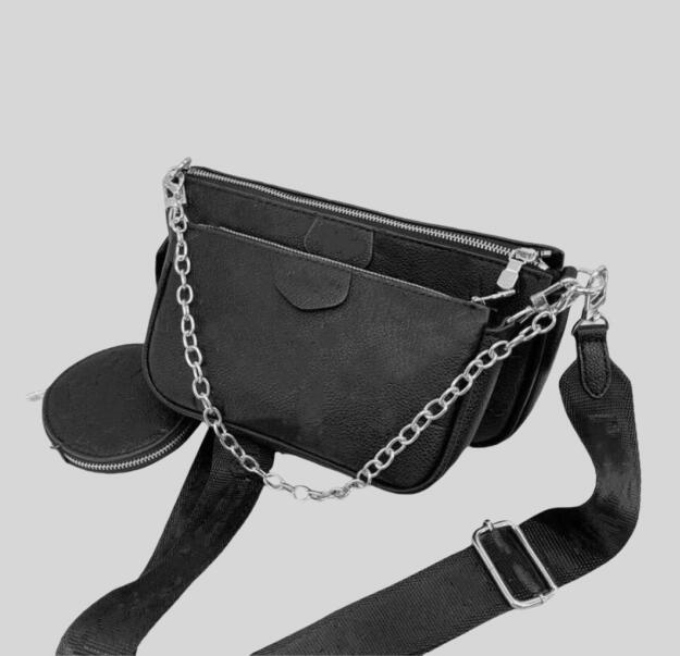 Women 3pcs/set multi pochette bag fashion designer crossbody adjustable strap price accessoires vintage branded multicolor sling shoulder bags