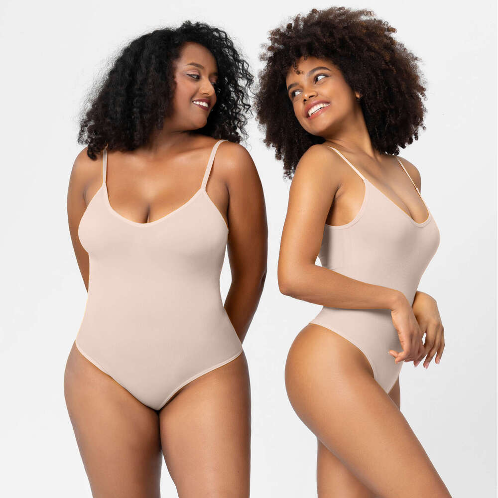 Tight fitting beautiful body strapless waistband T-shaped jumpsuit womens seamless body shaping suit reinforced version
