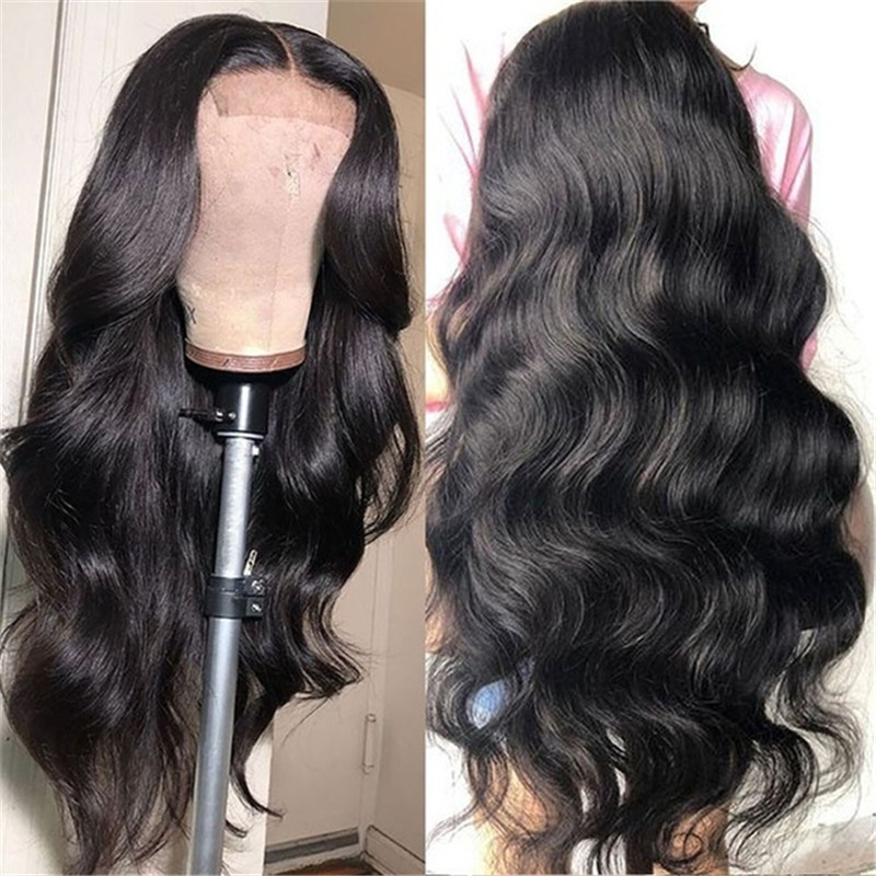 New wig female long curly hair middle part big wave African foreign trade body wave wig chemical fiber hair