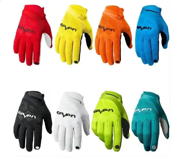 Seven colors riding outdoor protective mountain bike offroad motorcycle gloves 241021