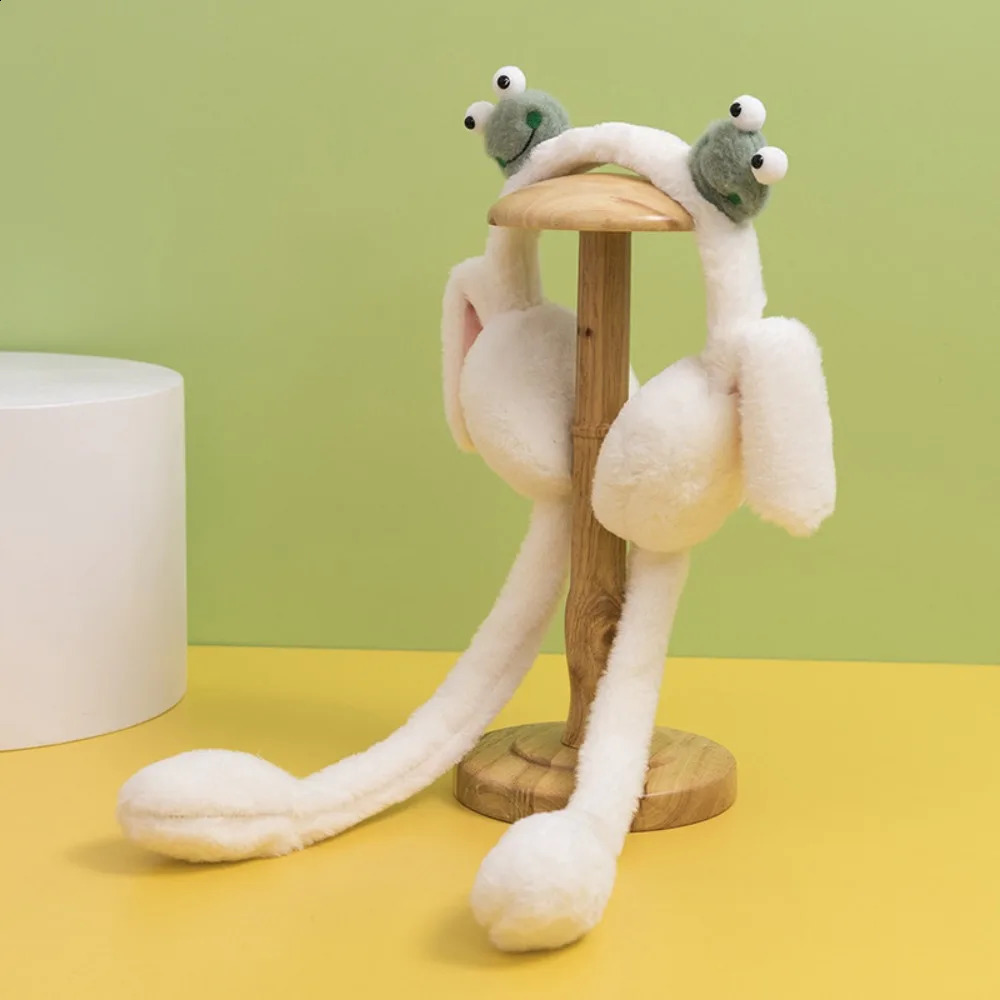 Winter Funny Earmuffs Moving Ears Jumping Ear Cover Plush Cold Protection Airbag Earmuff Kids 241024