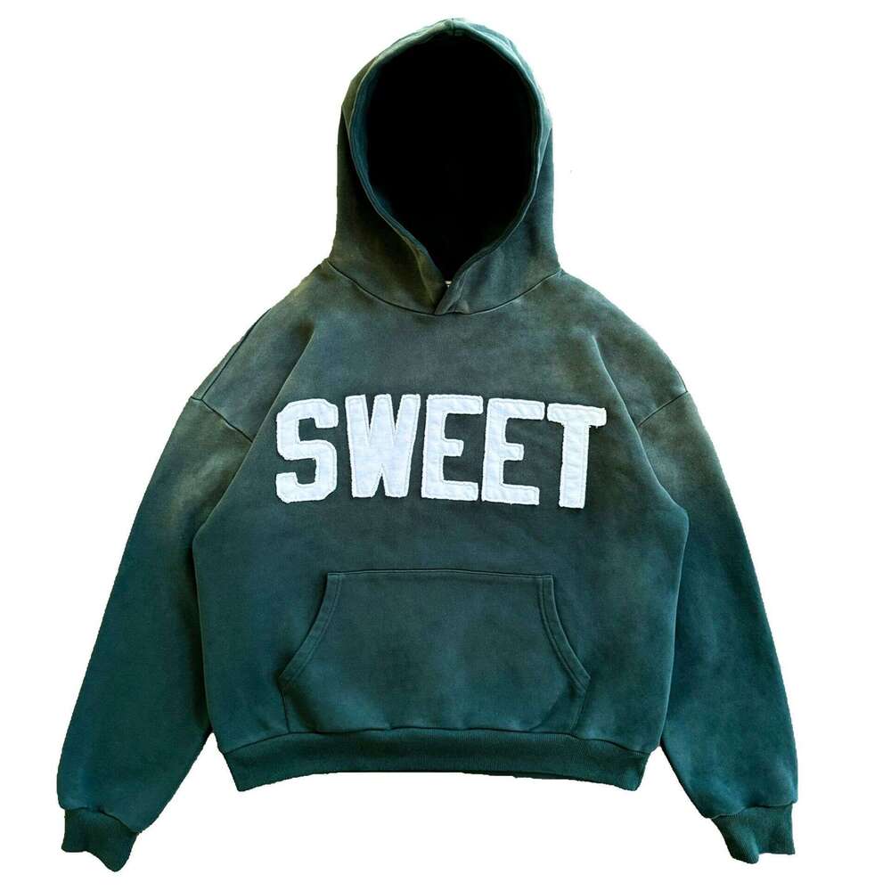 2024 European and American cross-border new autumn and winter unisex fashionable sports long sleeved fashionable hooded sweatshirt