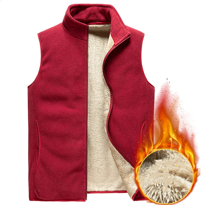Men Sleeveless Vest Jackets Fashion Wool Male CottonPadded Vests Coats Warm Waistcoats Clothing Oversized 8Xl 241021