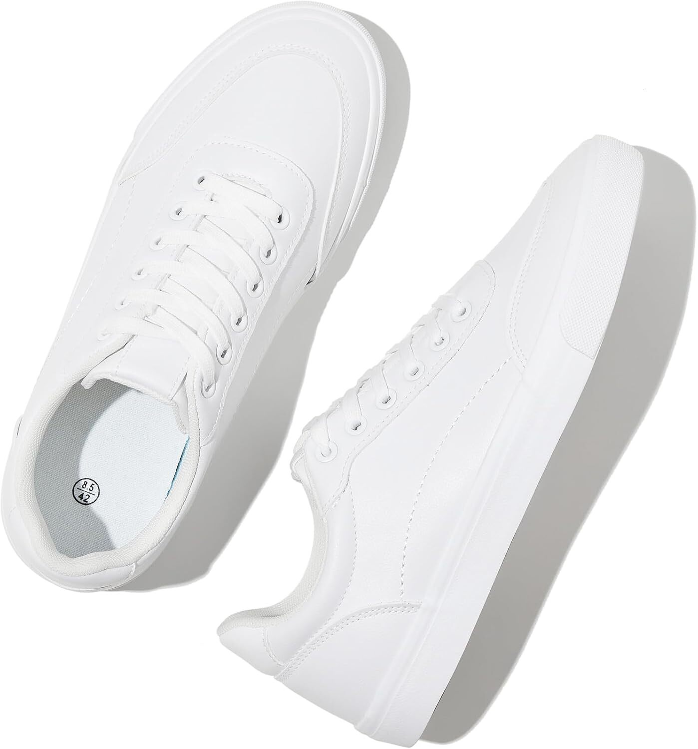 designer shoes womens sneakers White Low Cut Sports Shoes Classic Casual Men Comfortable PU Leather Tennis