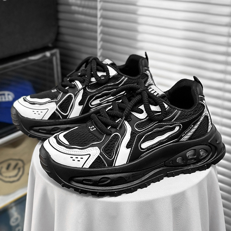 Men's New Spring Autumn Thick Soled Height Increasing Casual Sports Shoes