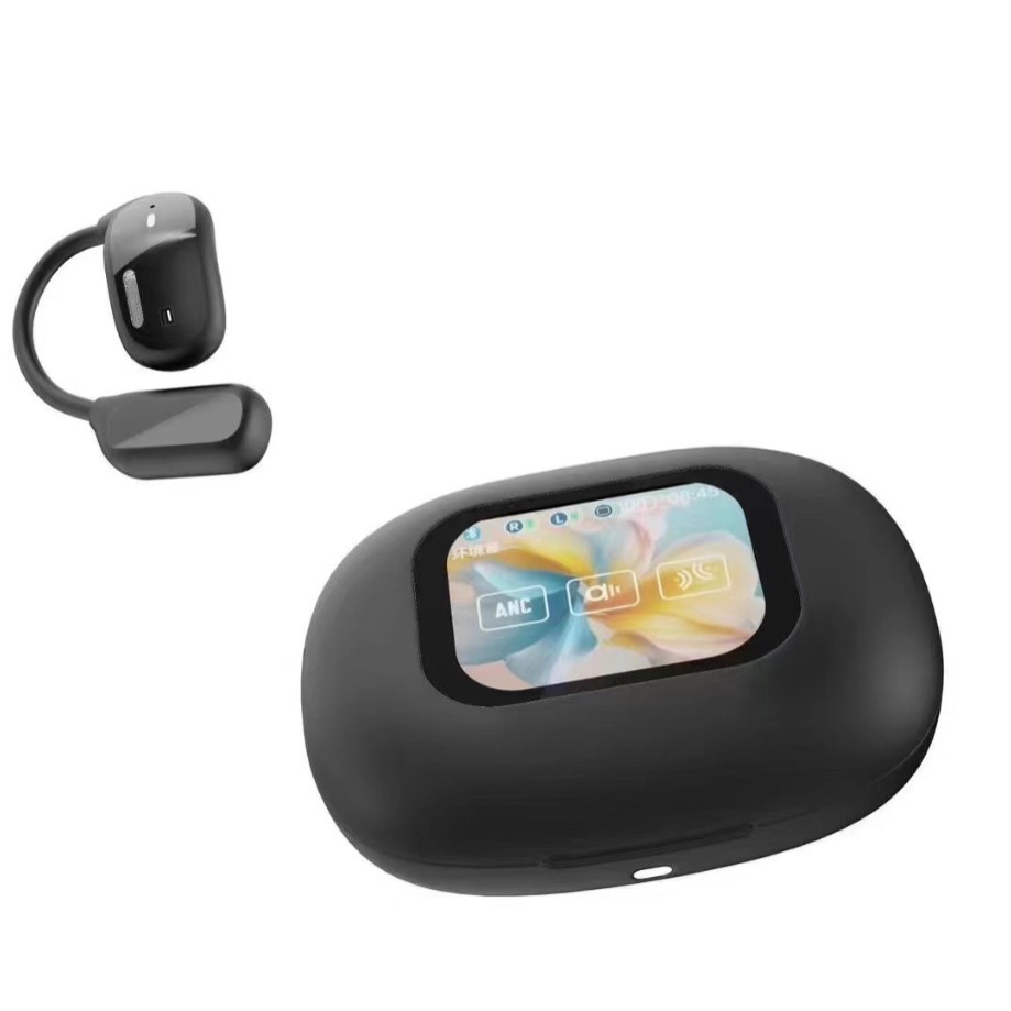 Headset Smart Color Screen tech73 OWS Hanging Ear Sports Running ENC Earphone Noise-Cancelling Bluetooth Headphonesnew Product