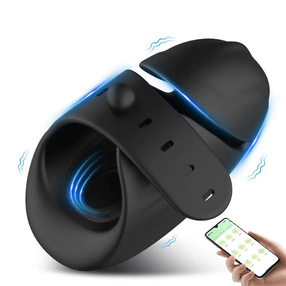 Powerful Bluetooth Vibrator For Men Glans Massager Sex Machine Penis Delay Trainer Automatic Male Masturbator Sex Toys for Adult