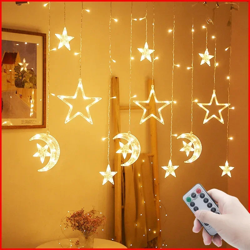 decoration bead garland curtain light LED for weddings family tree celebrations Navidad Christmas gifts 2025 Year 241021