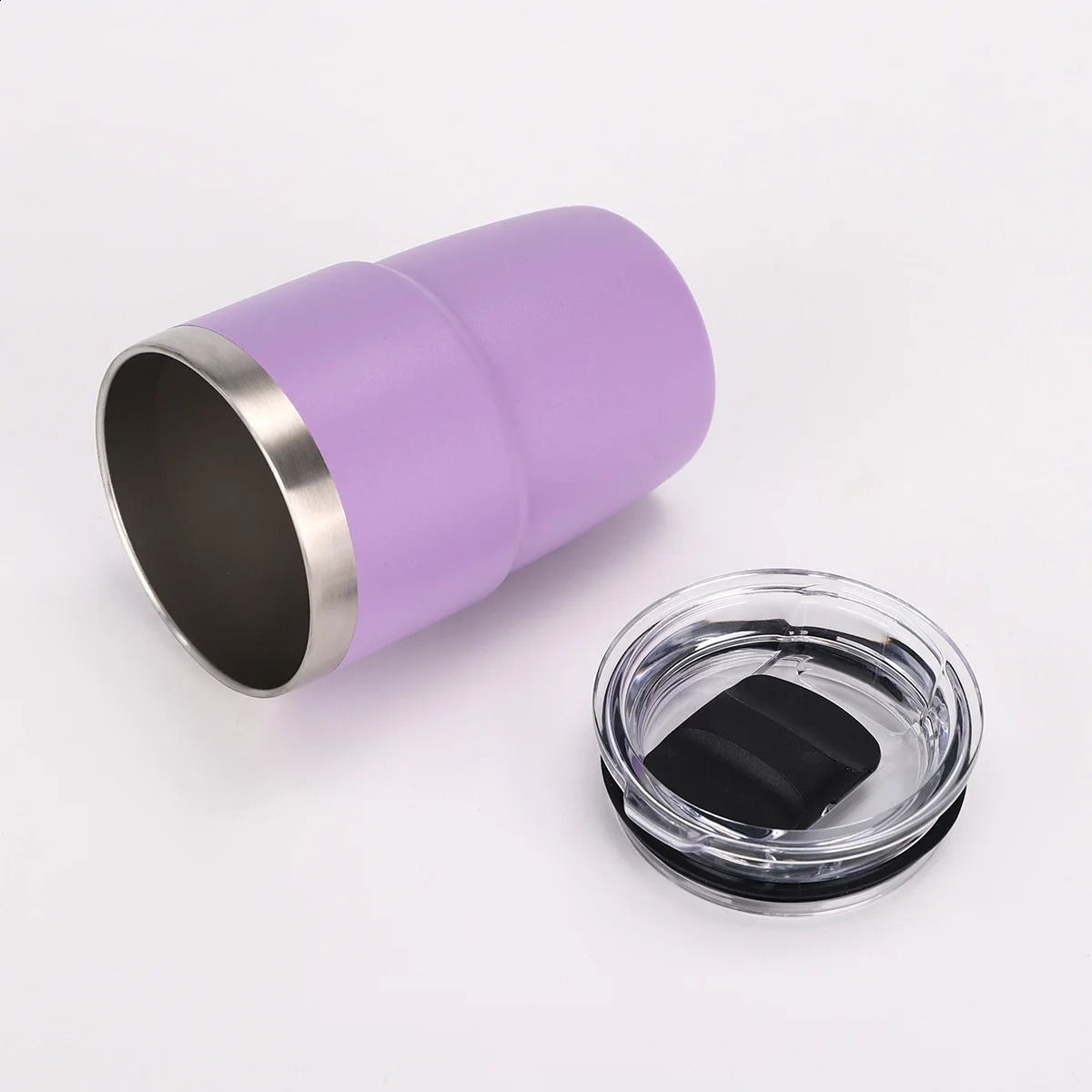 8-ounce stainless steel cup multi-color portable ice cup mini double-layer insulated coffee cup portable cup with lid 241021