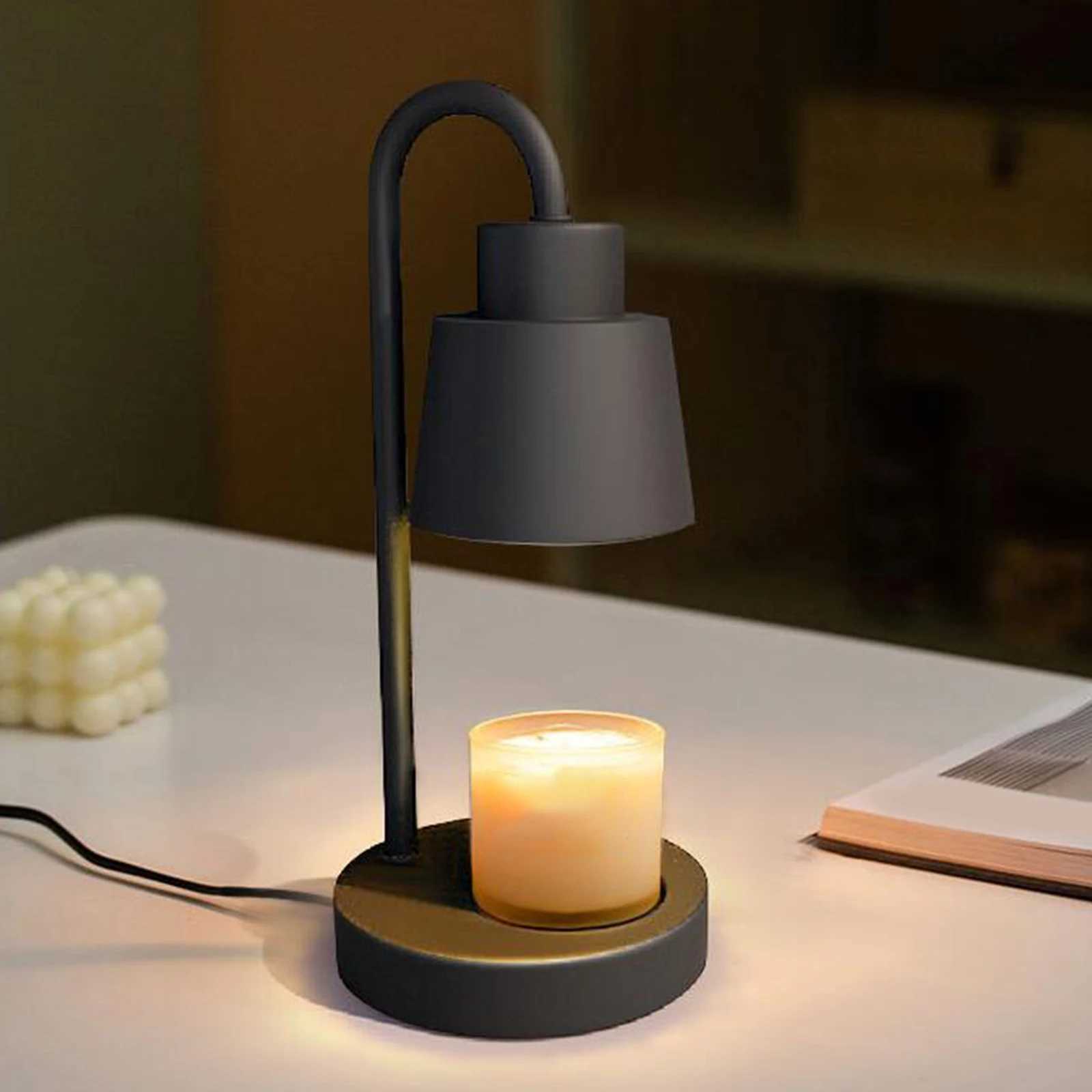 Candle heating lamp wax melting heater desk lamp candle melting wax lamp used for living room bedroom study Christmas decoration X241021 - view 6