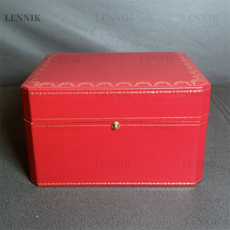 Mechanical Quartz Watch Box Jewelry Velvet Portable Travel Red Bag with Multi-color Personalized Free Customization LENNIK Style 241024