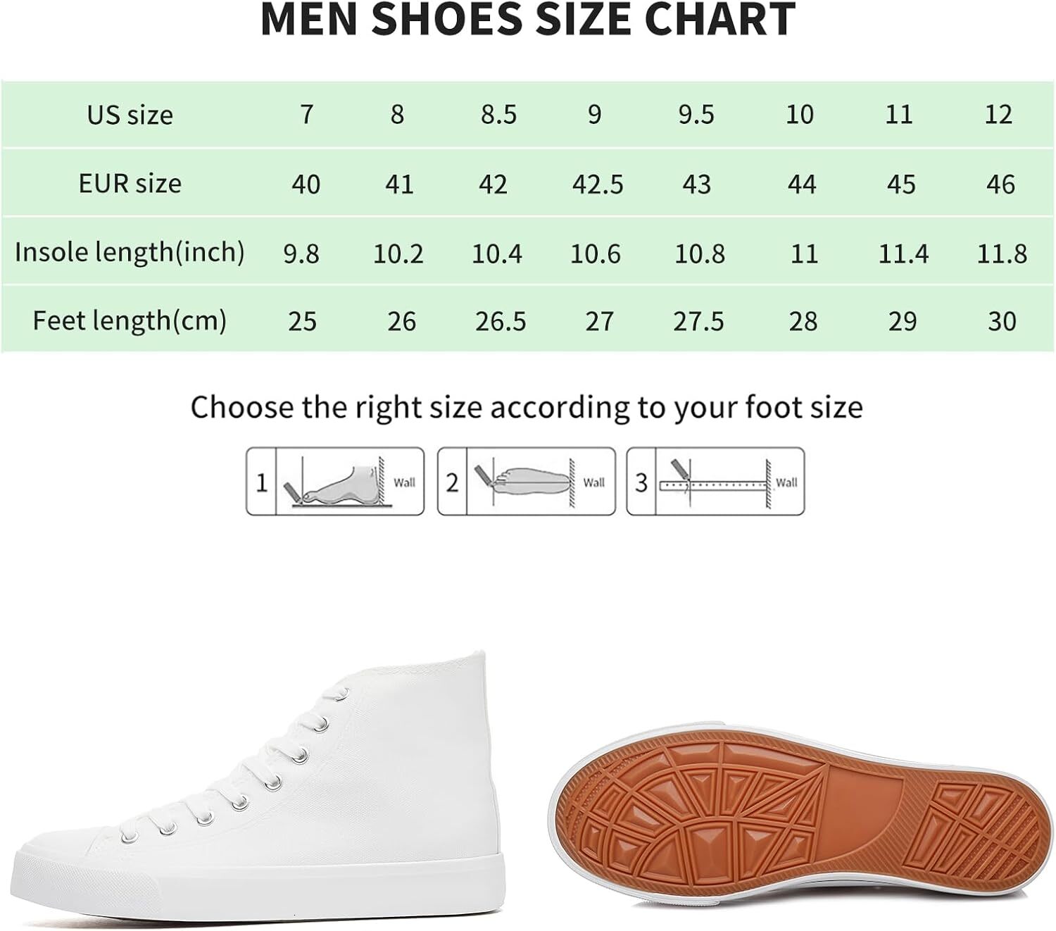 Men S High Top Canvas Sports Shoes Fashionable Lace Up Walking Casual Classic
