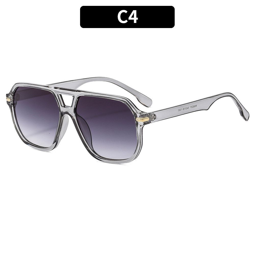 New Fashion Double Beam Pilot Toad Mirror Trendy Driving Sunglasses