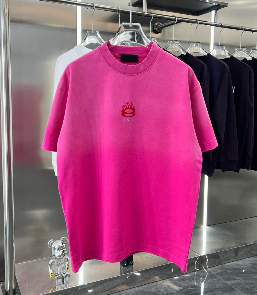 Men's Plus Tees & Polos Round neck embroidered and printed polar style summer wear with street pure cotton cyy9642 23tg