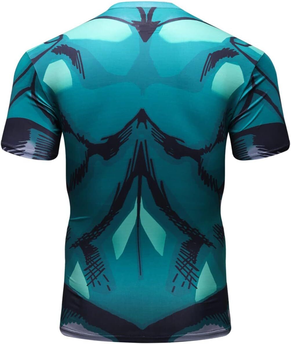 Mens T shirt Men's Superhero T-Shirt Sports Fitness Cosplay Party Shirt Short Sleeve tee Casual tops summer clothes