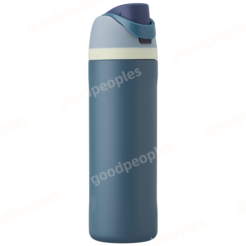 OWALA Large Capacity Stainless Steel Double Layer Insulated Cup Outdoor Sports Water Bottle Bounce Portable Handheld Water Cup Fruit Cup