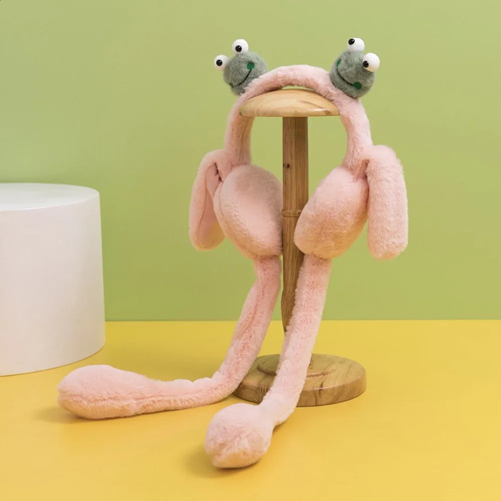 Winter Funny Earmuffs Moving Ears Plush Ear Cover Jumping Cold Protection Windproof Ear Cap Adults 241024