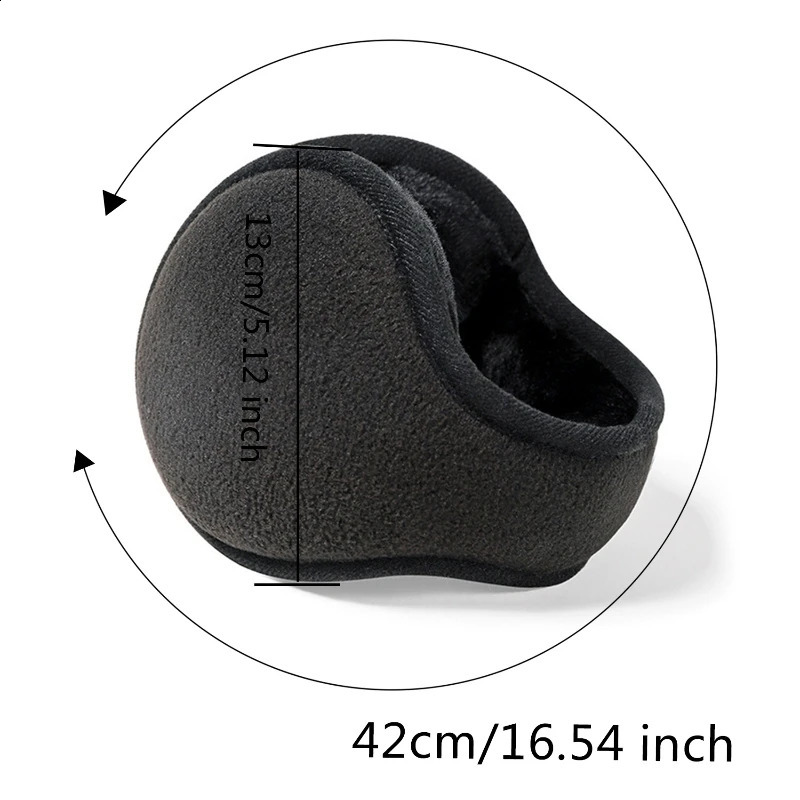 Windproof Earmuffs Men Womens Ear Warm Protector Thicken Plush Winter Warm Fleece Earmuff Outdoor Cycling Warmer Soft Ear Muffs 241024