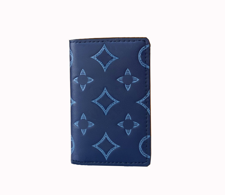 Women's Designer Multiple Wallet Fashion Macassar Mini Card Holder Elegant Shadow Pocket Organiser Premium Quality Classic Floral & Monogrammed Short Purse with Box