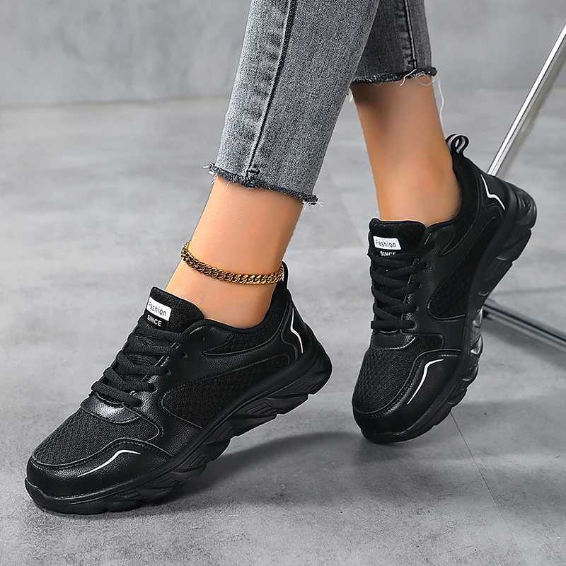 shoes Lady Fiess Women Breathable Woman Casual Shoes Cushion Female Comfortable Low Top Sock hot Sneakers Non-slip Walking Shoe Z241019
