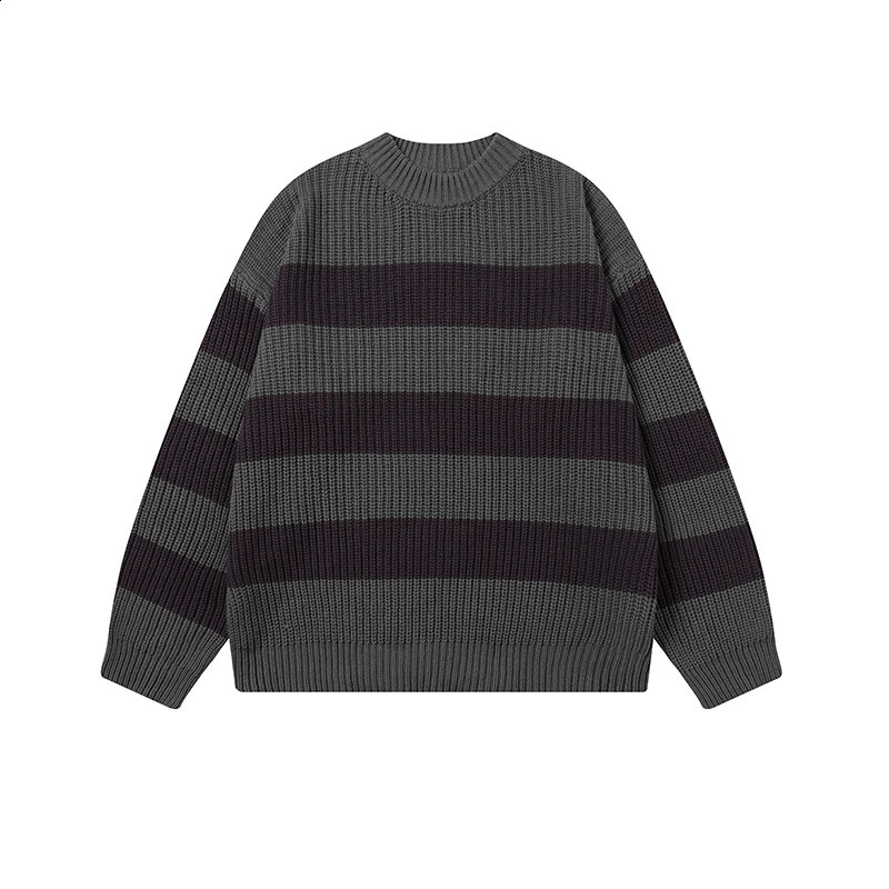 NXXTRESS Black Red Striped Sweaters Autumn and Winter Sweater Men Knit Jumpers Women Oversized Harajuku 241021
