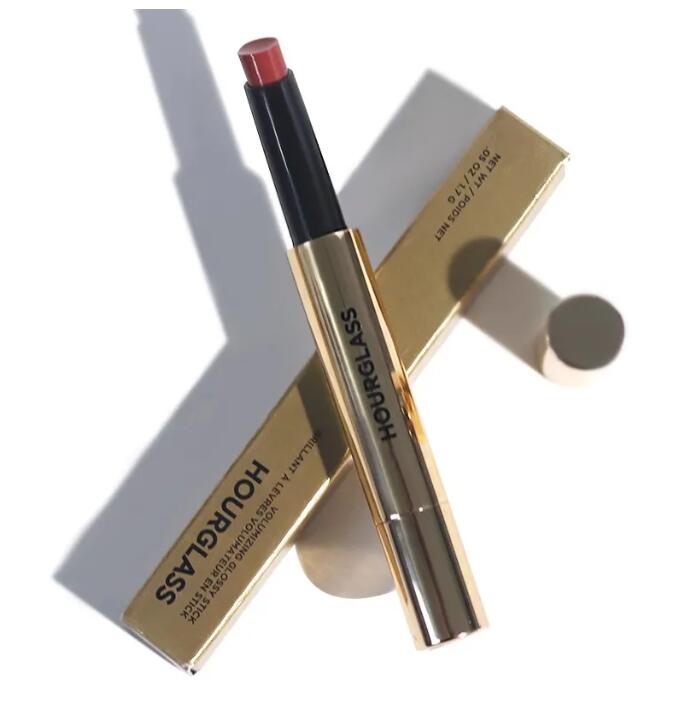 HOURGLASS 6 colors Volumizing Glossy Balm 1.7g Lip Gloss Stick 100 rise 105 trace 125 slip 135 haze 120 DESIRE 180 rouse Liquid Lipstick Makeup Lipglo