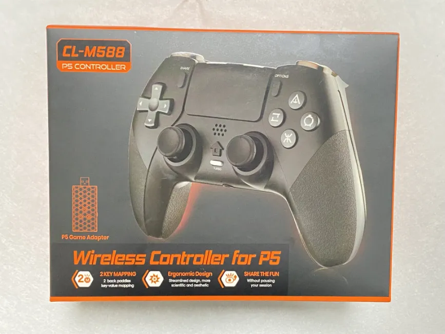 Wireless Controller P5 5SP Shock Controllers for Game Joystick Gamepad With Package dh5727163