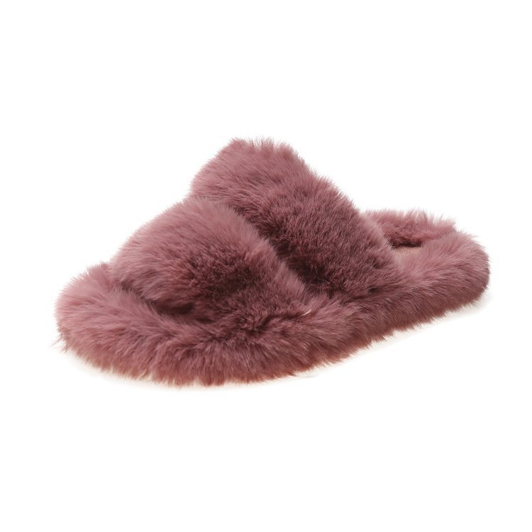 free shipping cotton slippers designer shoes new fur slippers autumn winter indoor household cotton slippers for warmth thick bottom plush slippers sa