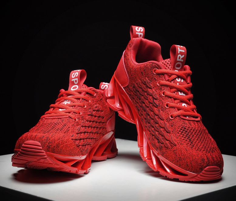 Men's Sports Flying Woven Breathable Simple Design Handsome Wear Plus Size Running Shoes Sneakers Multi Colors Free Shippin