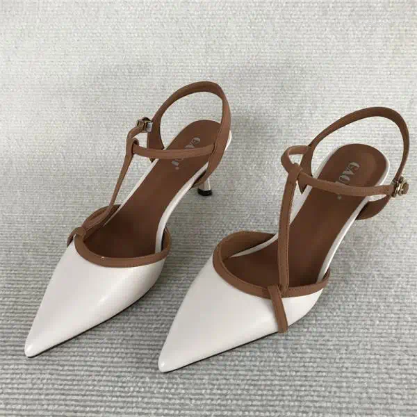 2025 S Fashion Designer Sandals Female Sandal Shoes Closed Toe Summer Girls Retro Scandals Woman Original Clo