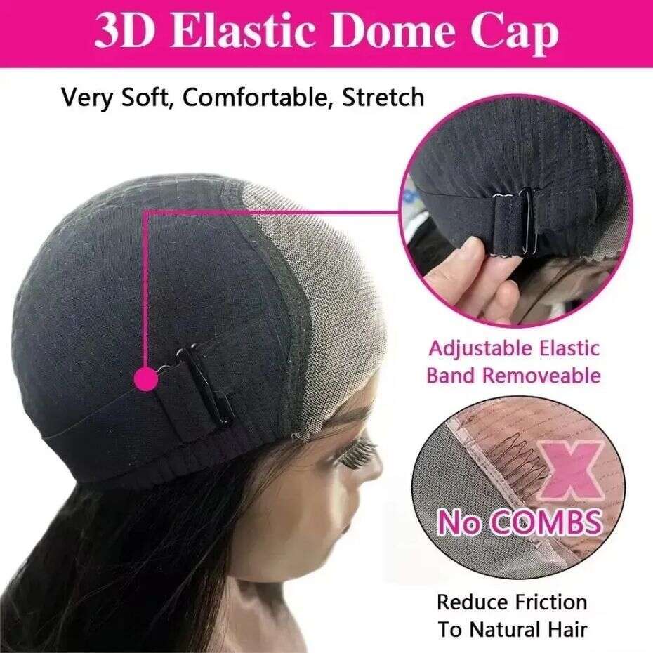 6x4 5x5 Easy Go Glueless Wig Bone Straight Wig HD Transparent Human Hair Lace Closure Wigs Brzailian Human Hair Wigs Smooth Wig