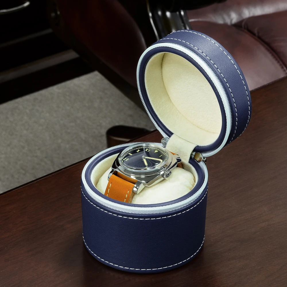 San Martin Leather High-end Portable Watch Box Small Travel Storage Box Gift Box Display Package Boxes 241024