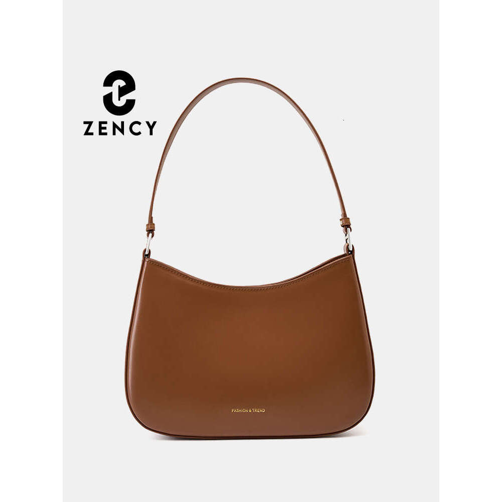 Zency Fashion Trend Girls Underarm Designer Leather Handbag Women Shoulder Classic Bridal Red Brown Black Gift Bag